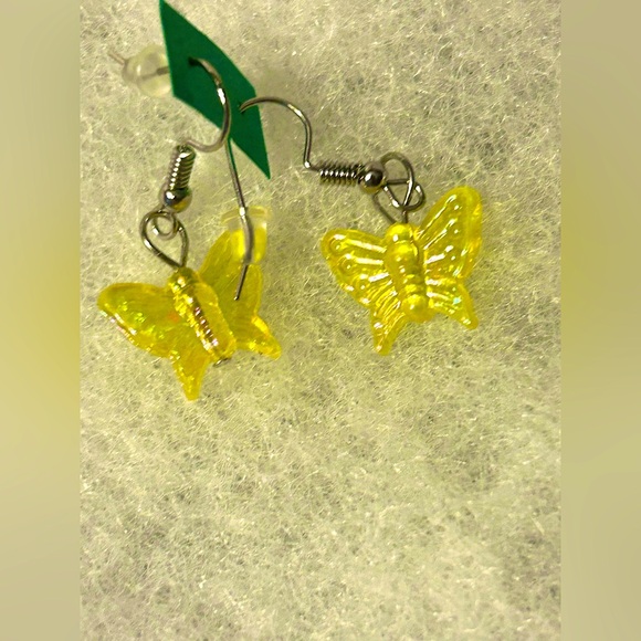 HOBO Jewelry - NWT butterfly earrings stainless & ceramic sparkle earring pair designer…